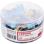 得力 长尾夹 8529 套装32mm 19mm 25mm 彩色